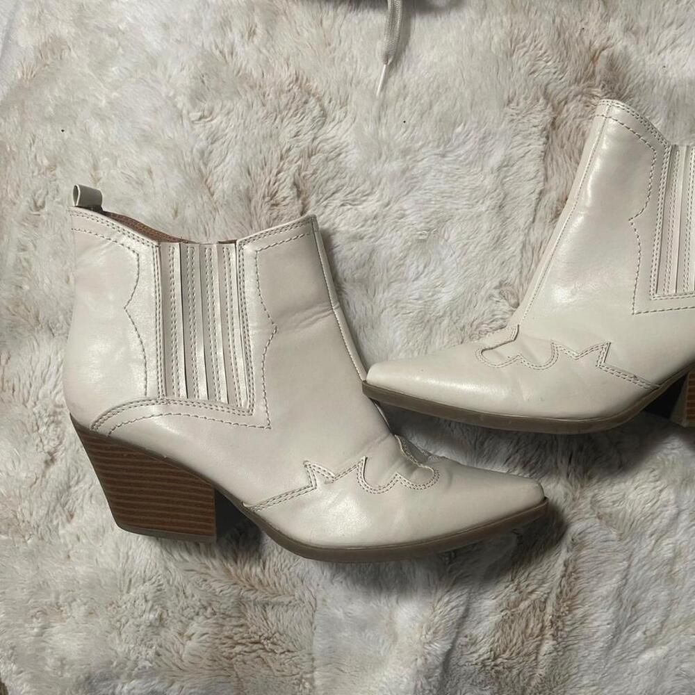 Cream Ankle Booties Cowgirlvibes Size
